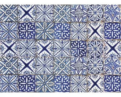 Obrázek produktu pro Samolepicí kuchyňský panel Crearreda Azulejos 47 x 65 cm
