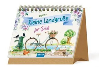 Produktbild von TRÖTSCH - Aufstellkalender Kleine Landgrüße 2027