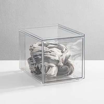 Image de Porte-chaussures transparent avec tiroirs