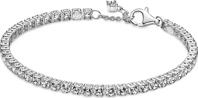 Image de Pandora Bracelet de tennis étincelant 591469C01 Bracelet pour femme, Circonférence du bracelet:18cm