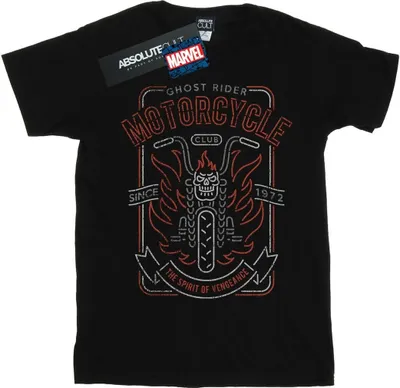 Produktbild von Marvel - "Ghost Rider Motorcycle Club" T-Shirt für Herren BI38617 (XL) (Schwarz)