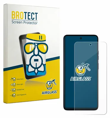 Produktbild von BROTECT Schutzglas für Motorola Moto G57 9H kratzfest klar