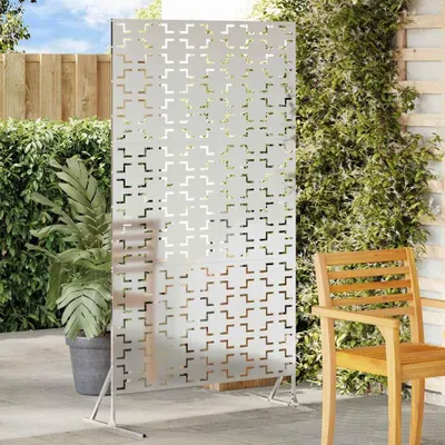 Obrázek produktu pro vidaXL Paraván šedý 100 x 50 x 180 cm ocelový