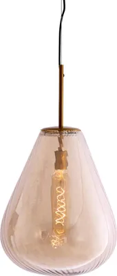Obrázok produktu pre Light & Living - závesná lampa - Leona - bronz - sklo - Ø 40cm - E27 - 2994918