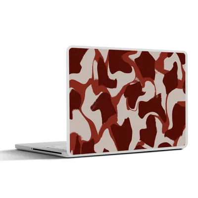 Produktbild von MuchoWow® Laptop Aufkleber Sticker Cover Abstrakt - Braun - Farben - Pastell 25x18 cm - Laptop-Deko