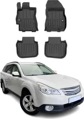 Obrázok produktu pre Gumové rohože pre Subaru Legacy V 2009-2014 OMAC 3D Black Premium TPE