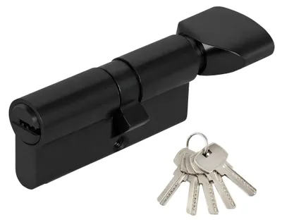 Produktbild von DOMINO Schließzylinder HOMER 40x30G Schwarz