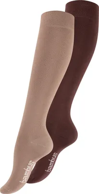 Produktbild von Vincent Creation® Kniestrümpfe  4 Paar 39-42 beige-braun