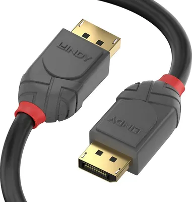 Produktbild von Lindy 36480, 0,5 m, DisplayPort, DisplayPort, Männlich, Männlich, 7680 x 4320 Pixel