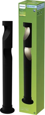 Zdjęcie produktu dla Philips Lampy o kształcie słupka i oświetlenie przy ścieżkach Desi 1,5 W, Czarny, Plastik, IP44, III, Współczesny, Ogród, Patio