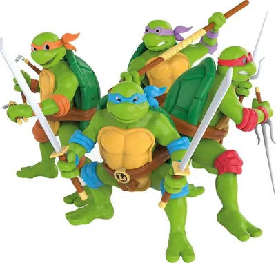Obrázek produktu pro Golden Toys S.L. Teenage Mutant Ninja Turtles - Cowabunga Set (4 figurky)