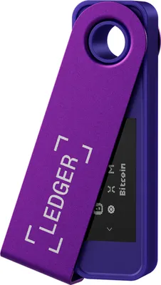 Produktbild von Ledger Nano S Plus, Bitcoin, Dash, Dogecoin, Ethereum, Litecoin, NFT, EAL5+, USB-Stick Hardware-Geldbörse, Violett, Kunststoff, Edelstahl, USB