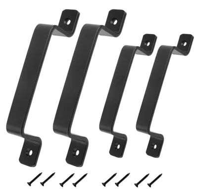 Productafbeelding van 2 x 10 cm + 2 x 16 cm handgrepen voor schuifdeuren, schuurdeurgreep