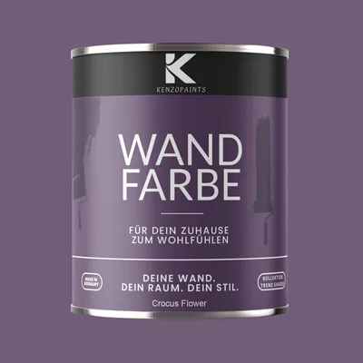 Produktbild von Kenzopaints 1Liter Wandfarbe Designfarbe Innenfarbe - Crocus Flower