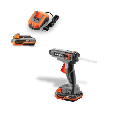 Produktbild von FUXTEC 20V Akku Heißklebepistole FX-E1GG20-SET inkl. Akku und Ladegerät
