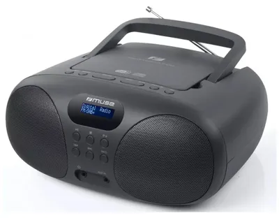 Produktbild von Tragbares cd-radio schwarz Muse MD208DB