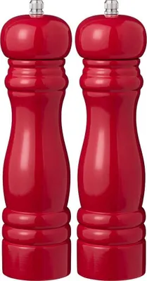 Produktbild von IB Laursen Salz & Pfeffermühlen Set 2-teilig Rot Gewürzmühlen Holz