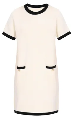 Produktbild von PATTEN Damen Kleid - Schwarz Weiss, XS/S