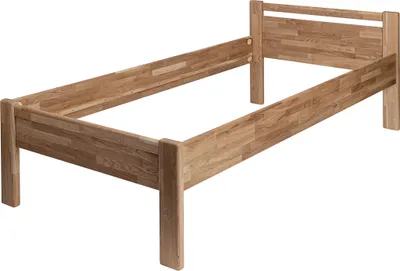 Produktbild von Krok Wood Seniorenbett SiSi aus Massivholz in Eiche (90 x 200 cm)