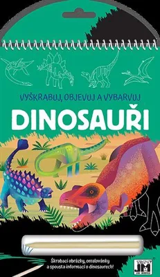 Obrázek produktu pro Vyškrabuj, objevuj, vybarvuj - Dinosauři