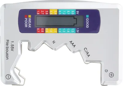 Zdjęcie produktu dla Cyfrowy tester pojemności baterii do pomiaru zasilania litowego C/D/9V/AA/AAA/1.5V