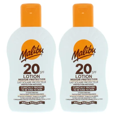Obrázek produktu pro Malibu Ochranný krém SPF20 Voděodolný krém 200ml x2ks