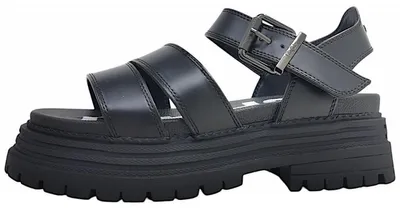 Immagine prodotto di Buffalo Lennox TS: sandali da donna, modello sandalietto, colore nero, ideali per il tempo libero