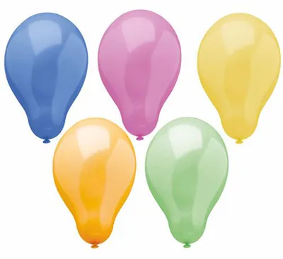 Produktbild von 50 Luftballons Ø 25 cm farbig sortiert "Trend"