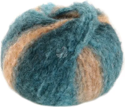 Produktbild von Lana Grossa - Gigante 0009 türkis grau- dunkelpetrol camel beige