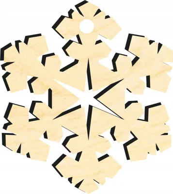 Produktbild von Weihnachtsbaumschmuck aus Holz Z48