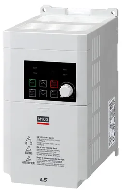 Productafbeelding van M100 omvormer, 1x230VAC stroomtoevoer, 3x230VAC uitgang, 3x230VAC, 1,5kW, 7,5A - LSLV0015M100-1EOFNA