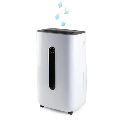 Image de PRIMO PR580DH Déshumidificateur d'air - Réglable automatiquement - 20L/Jour - Convient pour Salon, Chambre, Salle de Bain et Cave - Blanc