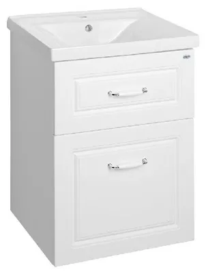 Image de Aqualine Favolo - Meuble lavabo 518x725x440 mm, blanc mat FV255