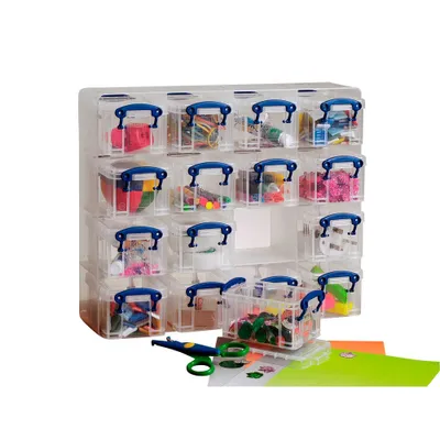 Obrázok produktu pre Really Useful Boxes UB03KUB, Odkladacia schránka, Priehľadná, Obdĺžnikový, Plast, Jednofarebné, Vnútorný