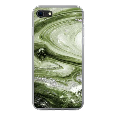 Produktbild von MuchoWow® Handyhülle Schutzhülle Hülle für iPhone 8 Marmor - Naturstein - Kalkstein Silikon Softcase Handy Hülle - Schutzhaube