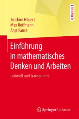 Obrázek produktu pro Einführung in mathematisches Denken und Arbeiten