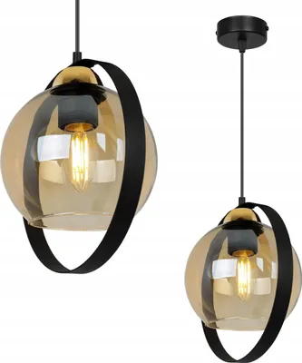Produktbild von Moderne Hängelampe Glasringlampe