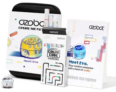 Produktbild von Ozobot EVO, Entry Kit mit einem Roboter