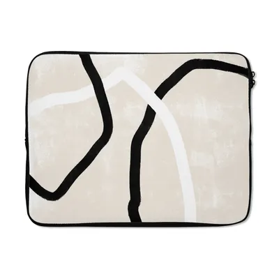 Produktbild von MuchoWow® Laptop Hülle 15 Zoll Rosa - Minimalismus - Design Laptoptasche - Laptoptasche - Sleeve - Rundum-Schutz