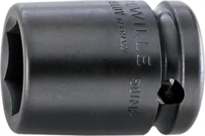 Obrázok produktu pre STAHLWILLE 23010030, Rázová hlavica, Čierna, 2 hlava/hlavy, 1/2", Metrický, 30 mm
