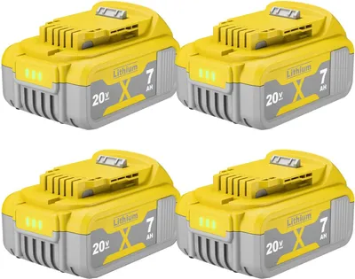 Obrázek produktu pro Náhradní lithiová baterie, kapacita 7000 mAh, jmenovité napětí 20 V, 4 baterie