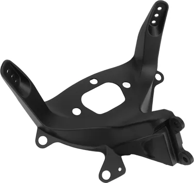 Produktbild von Vordere obere Verkleidungsstrebenhalterung, Aluminiumlegierung, Motorrad-Scheinwerferhalterung für YZF R6 2003 bis 2009, Schwarz