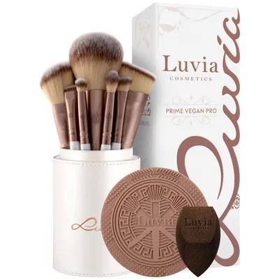 Produktbild von 15-tlg. Set: Make-Up Pinsel 'Prime Vegan Pro' in Permutt/Coffee