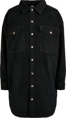 Produktbild von Urban Classics Ladies - KORD Long Overshirt Hemd - S