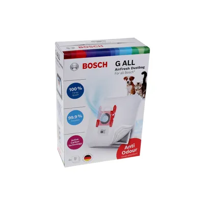 Immagine prodotto di BOSCH - Sacchetto filtro AirFresh G ALL per aspirapolvere verticale 4 pezzi - 17002915