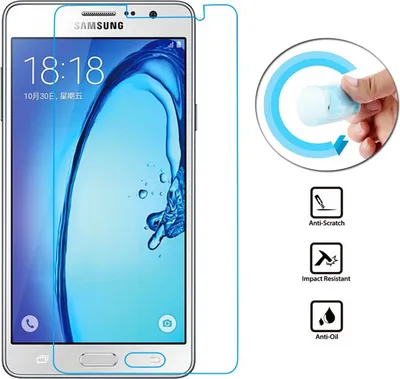 Produktbild von Schutzfolie für Samsung Galaxy ON 5 Splitterfrei biegsam Display Schutz 9H Smartphone passend zu Modell G-5500