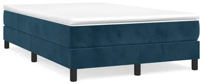 Productafbeelding van vidaXL Boxspringbed met matras, donkerblauw, 120x190 cm, fluweel