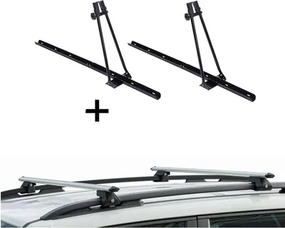 Produktbild von 2x Fahrradträger ORION + Relingträger CRV135 kompatibel mit Honda Pilot ab 01