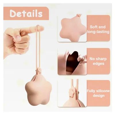 Produktbild von Silikon Schnullerhalter und Aufbewahrungsbox für Babyschnuller, BPA-frei