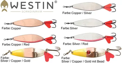 Produktbild von Westin Snake Meerforellenblinker , Länge / Gewicht:7.9cm / 32g, Farbe:Copper/Silver